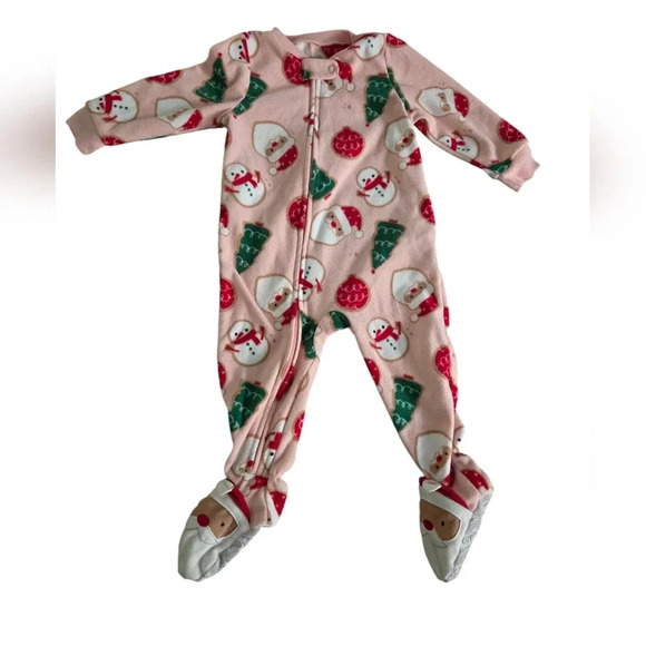 Carter's Christmas Toddler Fleece Pajamas - Picture 1 of 3
